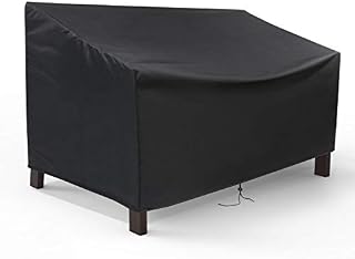 Onlyme Garden Bench Cover, 3 Seater Garden Furniture Covers for Outdoor Sofa Waterproof Patio Bench Seat Cover - 163x66x89cm