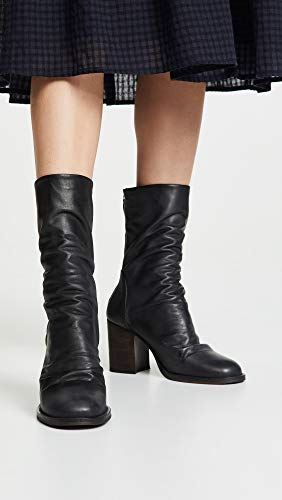Free People Elle Block Heel Boot Black 40 (US Women's 10) M3