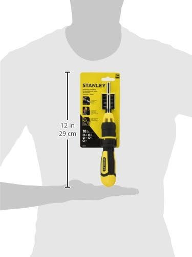 Stanley 68-010 Multibit Ratcheting Screwdriver with 10 Assorted Bits
