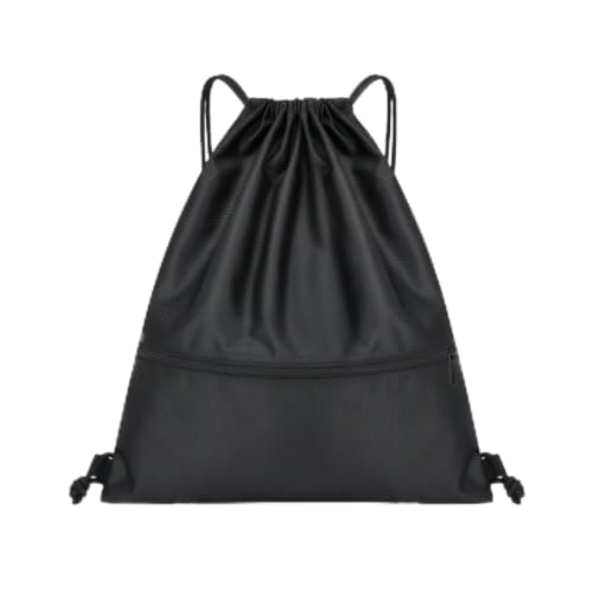 Waterproof Drawstring Backpack with Zip Pocket