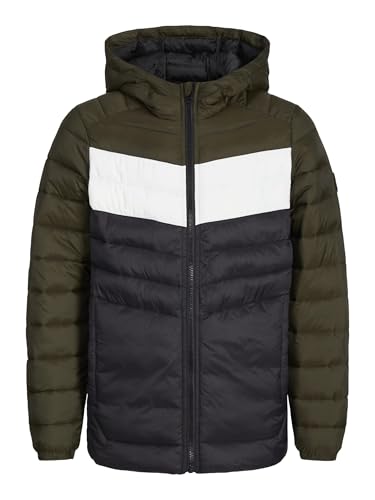 JACK & JONES JUNIOR JJESPRINT Puffer Hood JNR 12258556,Black 1,140