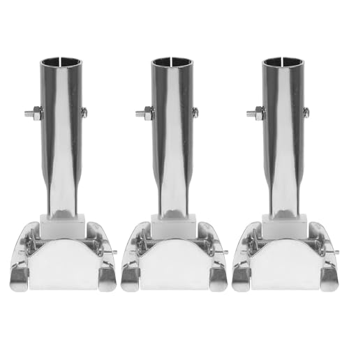 Pince pour manche de balai à franges en acier inoxydable durable Healvian x3