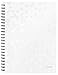 Produktbild Leitz WOW Collegeblock in A4 Format, 80 Blatt, Kariert, Elfenbeinfarbiges Papier (80 g/m2), Spiralbindung, Perlweiß, WOW, 46380001