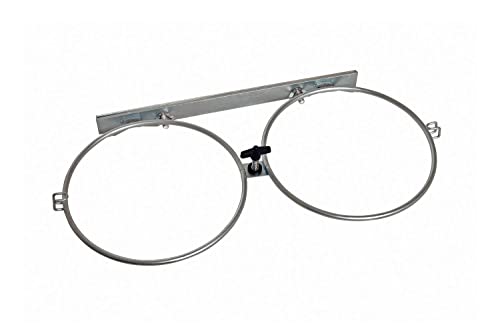 Karlie Napf-Wand- und Zwingerhalter L: 27 cm B: 55 cm ø: 24 cm für 2 x 2800 ml