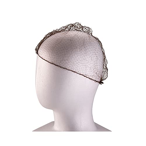 遠藤商事 ユニフォーム ダークブラウン S 業務用 ヘアーネット SNT0201 100個セット