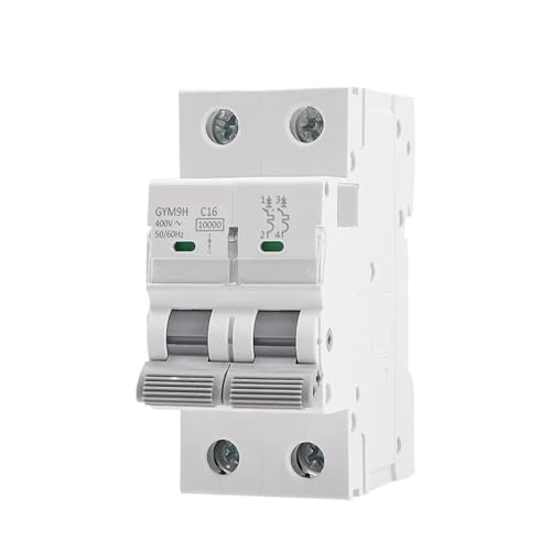 Mini disjoncteur à Rail Din GYM9H 2 pôles 25A Type AC 10KA pour tableau