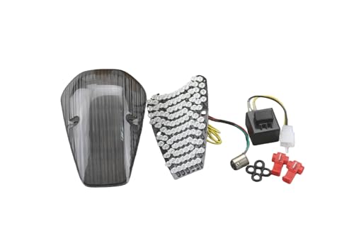 Luz trasera de freno con intermitentes para VTX1300 VTX1800 Custom 02