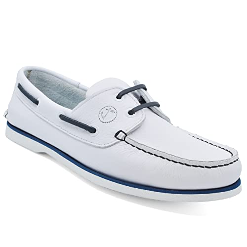 Chaussures bateau homme sauvage en cuir souple contre les pieds sensibles