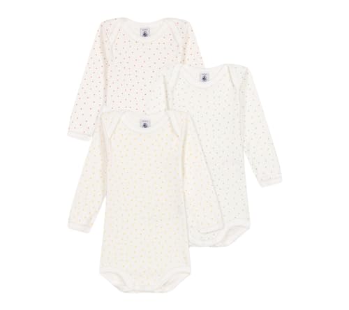 Petit Bateau A0BRH Langarm-Bodys Unisex Baby Variante 1 18 Monate