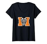 Womens Mercer Bears Icon Logo Officially Licensed V-Neck T-Shirt