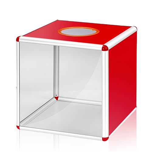 Versatile: La scatola della lotteria elegante e semplice è ideale per diverse occasioni. Lotteria scatola perfetta per feste, votazioni, riunioni, raccolte fondi o come urna elettorale in uffici, centri commerciali e hotel.