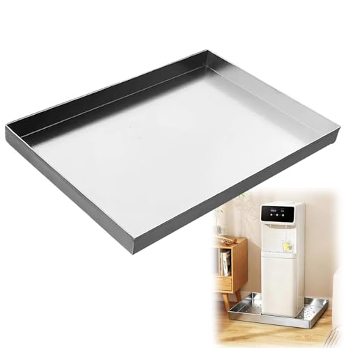 TRAGLO Waschmaschine Auffangwanne, kein Auslaufen Tabletts Abtropfschale, Rechteckige Tabletts aus Edelstahl 304, Mehrzweckwanne für zum Schutz des Bodens, leicht zu reinigen(70x50x5cm)