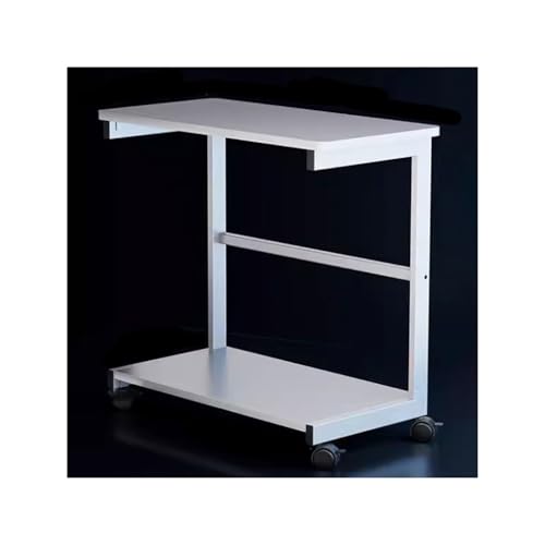 Soporte para CPU Base de Escritorio para Computadora con Estante Extraíble y Ajuste de Altura (Blanco) miniatura 1