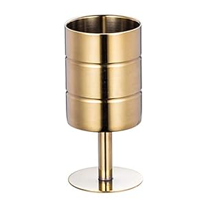 Cabilock Roestvrijstalen Tandenstoker Houder Cosmetische Wattenstaafje Doos Hoge Voet Tandenstoker Pot Opslag Container…