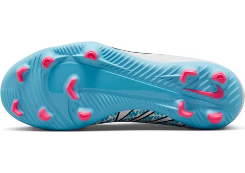 Nike Jr. Mercurial Vapor 15 Club Multi-Ground Soccer Cleats White | Pink Size 5 Medium3