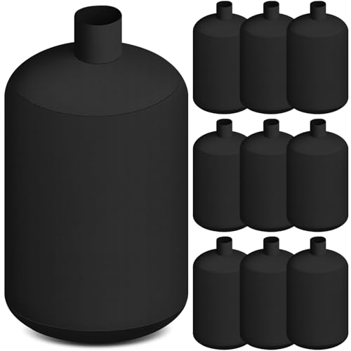 Pangda 10 Pack Insulation Removal Vacuum Bag Bulk 6 x 4 ft Heavy Duty Attic Low Dust Bag Holds 75 Cubic ft 400 Lbs Compatible with Insulation Hoses Easy-fill Spout & Lowest Dust Filter (Black)