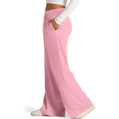 Wide Leg Sweatpants Women High Waisted Baggy Joggers Loose Fit Athletic Sweatpants Soft Lightweight Joggers 2025