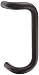 Rockwood BF157A.313 Aluminum 90-Degree Offset Door Pull, 1" Diameter x 9" Center-to-Center, Through Bolt Mounting for 1-3/4" Door, Dark Bronze Anodized Finish
