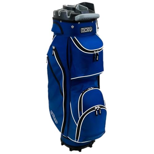 Izzo Golf Vault Cart Bag Blue