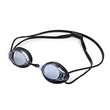 HJUGHPN Gafas de natación antivaho, gafas de natación para adultos, impermeables, para entrenamiento, doble para natación (Schwarz)