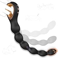 💝 25cm Vibrationswunder – Dieser Prostata-Massager mit Analperlen ist ein Traum für Liebhaber von Analspielzeugen. Mit 10 wilden Vibrationsmustern und einem superkräftigen Motor sorgt er für ein Gefühl, das deine Hüften in ein kleines Tanzvergnügen v...