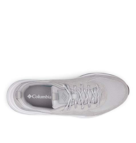 Columbia Men's Pivot Hiking Shoe, Grey Ice/White, 8 Wide