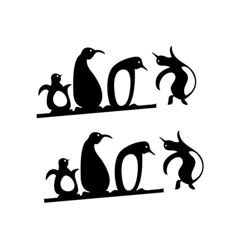 Artibetter 6 Pcs Bathroom Creative Removable Wall Mural Penguin Diy Living Vinyl Background Rooms Stick Animals Art Switch Nursery Decoration Room Paste Stickers Kids Toddlers Light Kitchen #TOP7