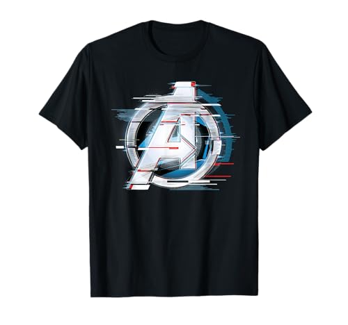T-shirt Marvel Avengers Endgame Logo argenté pour fan de comics