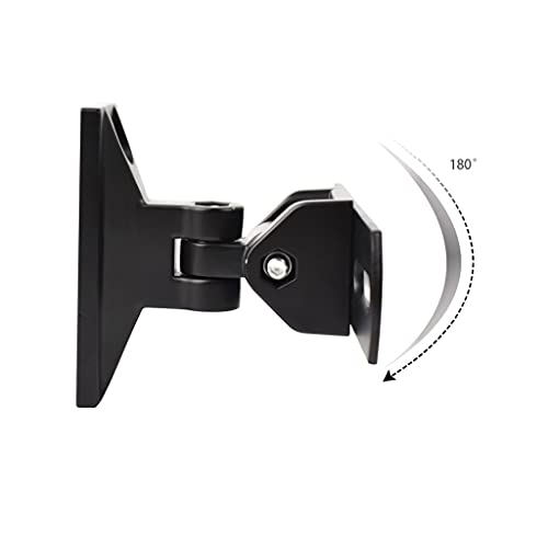 Soporte para altavoz negro de pared con pack de dos piezas para un montaje discreto 5