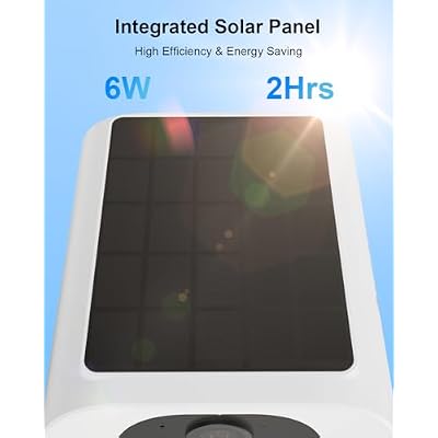 ANRAN 2K Solar Security Cameras Wireless Outdoor & 5MP Solar Security Camera Outdoor, Wireless Battery Powered WiFi Camera for Home