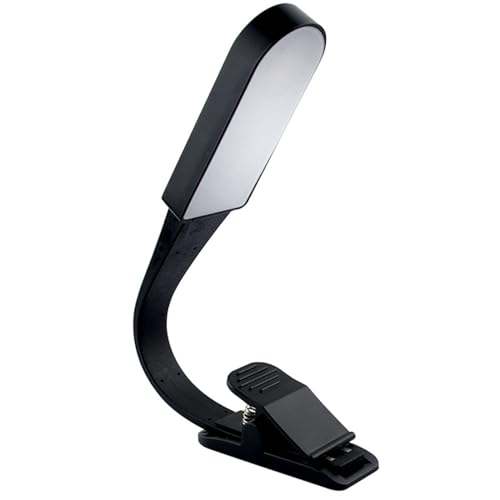 Flowhale Rechargeable Infinitely Dimmable Clip Lamp Dormitory Bedside Clip Book Lamp Portable Reading Lights