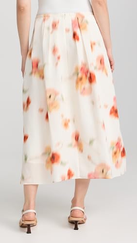 Vince Women's Poppy Blur Gathered Easy Skirt3