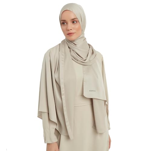 KARACA Muslim Hijab Scarf for Women | Silk Appearance Embossed Textured Head Scarf 27