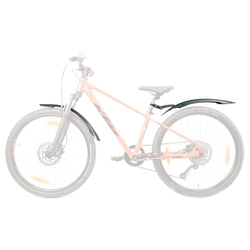 Image of SKS GERMANY Rowdy Set Children's Bicycle Mudguard (Splash Guard Made of High Performance Plastic, Multi-Adjust System for Various Frame Shapes, Easy Assembly, Optional Rear Light, Made in Germany)