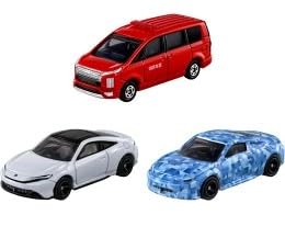 トミカ 2025年9月 3点セットNo.10 ホンダ プレリュード(初回)+(通常)+No.50 三菱 デリカD：5 消防指揮車のサムネイル