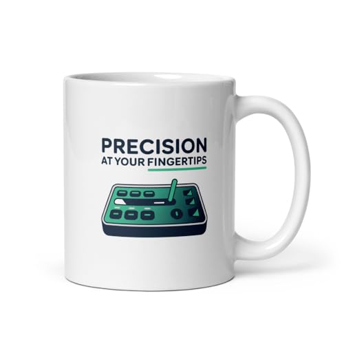 Bubble Gum Tees Stream Deck Mug | Precision at Your Fingertips | 11oz Ceramic Coffee Cup | Gamer Creator - 15oz Coffee Mug