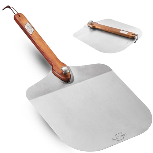 SILBERTHAL Pala para pizza horno - Acero inoxidable - 30 cm - Plegable y profesional