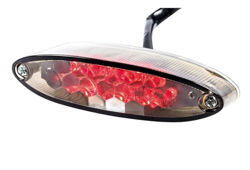 Feu arrière moto 28 LED fumé pour remplacer un éclairage de stop défaillant