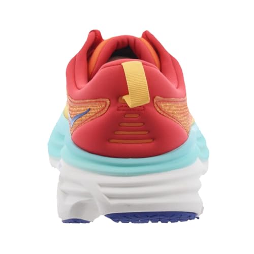 HOKA HOKA ONE ONE Mens Bondi 8 Textile Cerise Cloudless Trainers 10 US