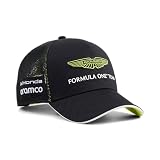 PUMA Aston Martin F1 2026 Lance Stroll Team Hat - Black - One Size Fits Most