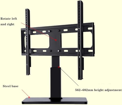 Carro móvil para TV con soporte giratorio ajustable para 32-70 pulgadas miniatura 3