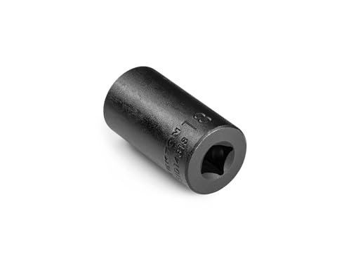 Image of TEKTON 3 /8 Inch Drive x 18 mm Semi-Deep 12-Point Impact Socket | SID14318