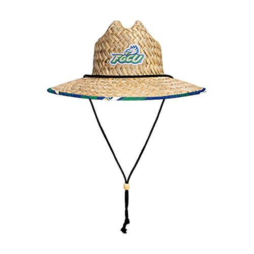 Image of FOCO Men's NCAA College Team Logo Floral Straw Sun Hat