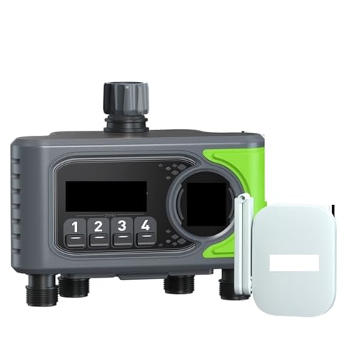 Timer per l'irrigazione, 2 pz WiFi Timer Acqua 4 Zone Automatico Irrigazione Timer Giardino Prato Sistemi di Irrigazione Controller Pioggia Ritardo Irrigazione Manuale