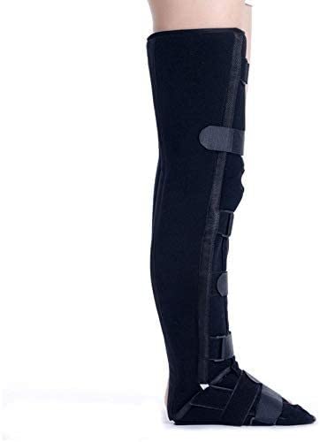 rodillera artritis mujer menisco y ligamento Brace de tobillo, soporte de pie de la pierna con soporte de férula de férula Soporte de ternero Correa de tobillo Deslocación de ligamento VENDACIÓN DE LI