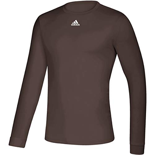 adidas Creator Long Sleeve Top - Men's Training XL Coffee/White
