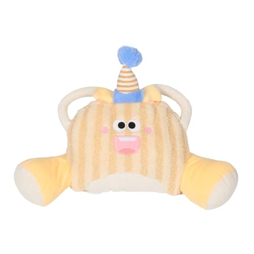 HAPINARY Soporte lumbar del asiento almohada de cordero almohada lumbar para coche soporte lumbar para silla almohada de apoyo lumbar para silla de oficina soporte para coche Felpa
