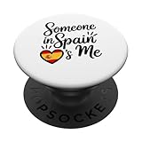 Someone In Spain Loves Me Spanish PopSockets PopGrip Adhesivo