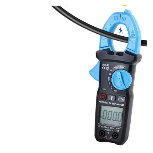 MC-40 クランプメーター デジタルマルチメーター AC DC 電圧 600V AC 600A ダイオード NCV オームテスト 6000カウント True RMS 自動レンジ