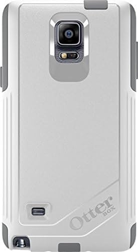 OTTERBOX Samsung Galaxy Note 4 Case Commuter Series - Retail Packaging - Glacier (White/Gunmetal Grey)